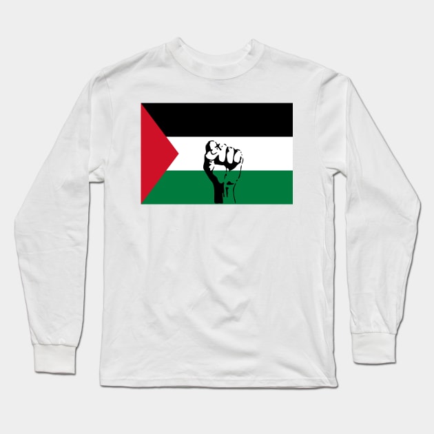 Free Palestine Flag Long Sleeve T-Shirt by Ivanapcm